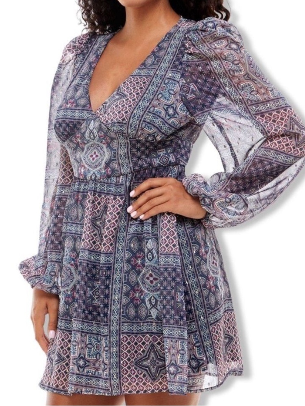 🎩🗝️ NWT $69 Honey & Rosie Multi-colored Dress